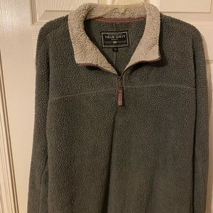 Men’s Brown True Grit Sherpa Pullover